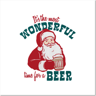 It's The Most Wonderful Time For A Beer V2 Posters and Art